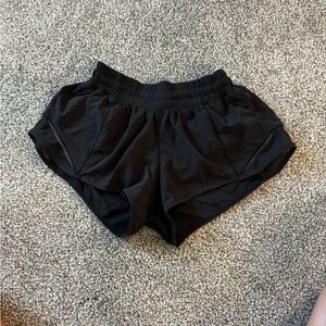 lululemon athletica Black Women's Athletic Shorts - Lightweight Running Shorts
